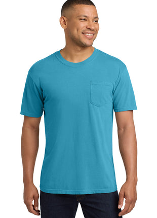 COMFORT COLORS ® Heavyweight Ring Spun Pocket Tee. 6030 - Sapphire | Comfort Colors