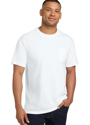 COMFORT COLORS ® Heavyweight Ring Spun Pocket Tee. 6030 - White | Comfort Colors