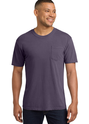 COMFORT COLORS ® Heavyweight Ring Spun Pocket Tee. 6030 - Wine | Comfort Colors