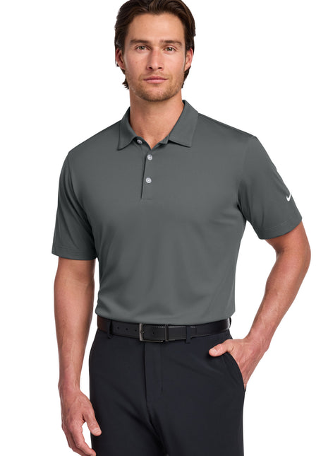Nike Dri-FIT Vertical Mesh Polo. 637167 - Anthracite | Nike
