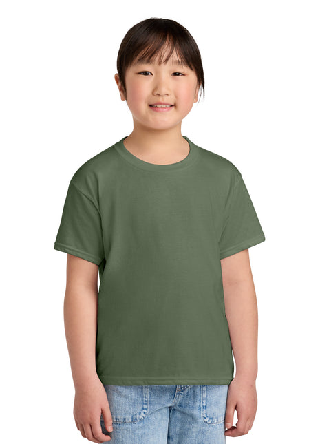 Gildan® Youth Softstyle® CVC Tee 64000BCVC - Cactus | Gildan