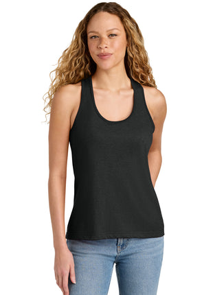 Gildan® Softstyle® Women's CVC Racerback Tank 64220LCVC - Pitch Black Mist | Gildan