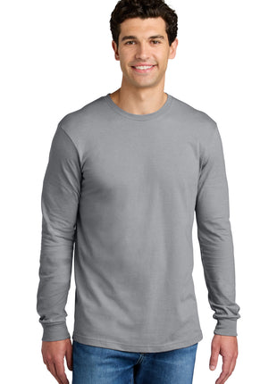 Gildan® Softstyle® CVC Long Sleeve Tee 64440CVC - Cement | Gildan