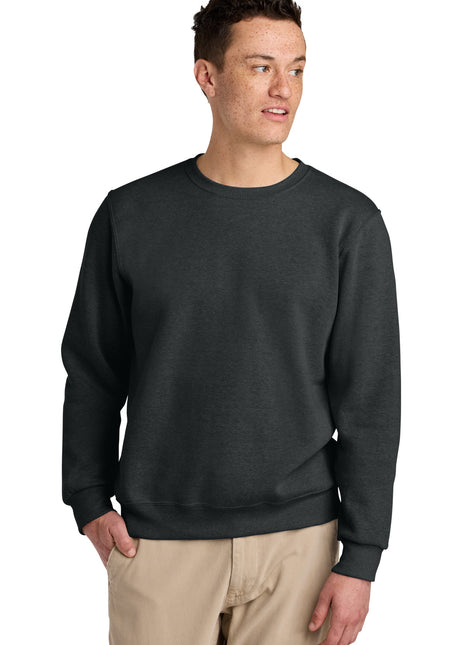 Jerzees Eco™ Premium Blend Crewneck Sweatshirt 701M - Black Ink Heather | Jerzees