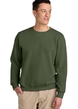 Jerzees Eco™ Premium Blend Crewneck Sweatshirt 701M - Military Green Heather | Jerzees
