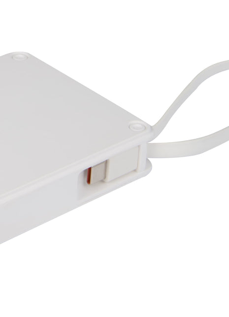 Pure Power 10,000 mAh 35W PD Power Bank - White | PromoEO