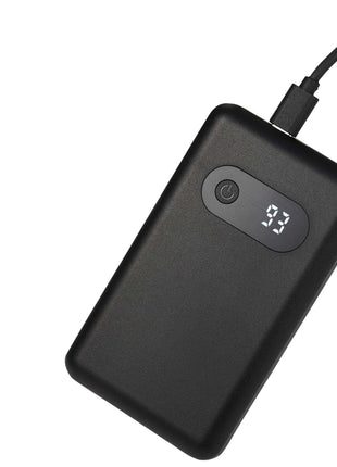 Find My 5000 mAh 18W PD Power Bank/Digital Display - Black | PromoEO