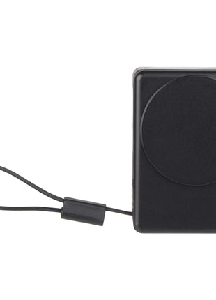 5000 mAh 15W MagClick Power Bank with Wall Charger - Black | PromoEO