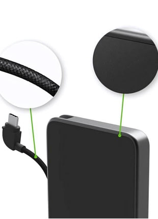 mophie® Powerstation® Mini with Integrated Cable - Black | mophie