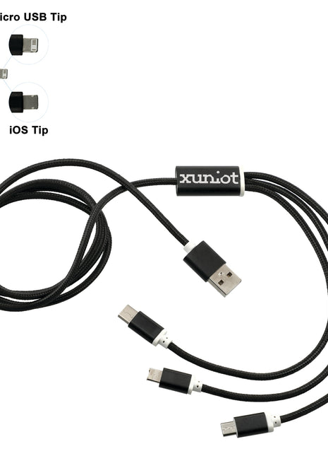 Realm 3-in-1 Long Charging Cable