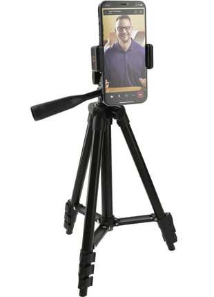 Cell Phone Adjustable Tripod Stand - Black | PromoEO