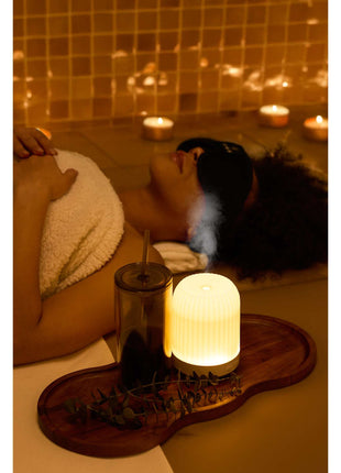 Wellable™ Ambient Light Humidifier - Cream | Wellable