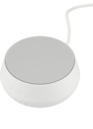 Sound Machine with 15W Wireless Charger - White | PromoEO