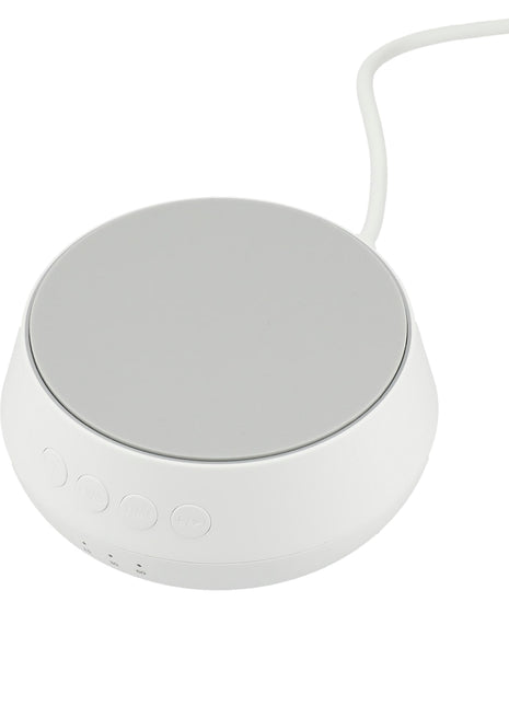Sound Machine with 15W Wireless Charger - White | PromoEO