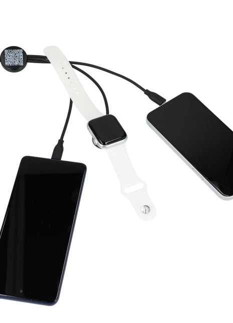 5-in-1 Long Charging Cables with iWatch Charger - Black | PromoEO