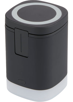 Glow 3-in-1 15W MagClick™ Wireless Charging Stand - Black | PromoEO