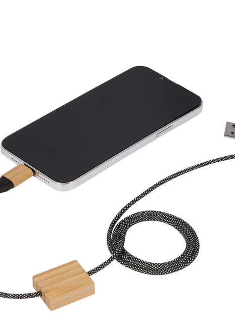 FSC® 100% Bamboo 5-in-1 100W Laptop Charging Cable
