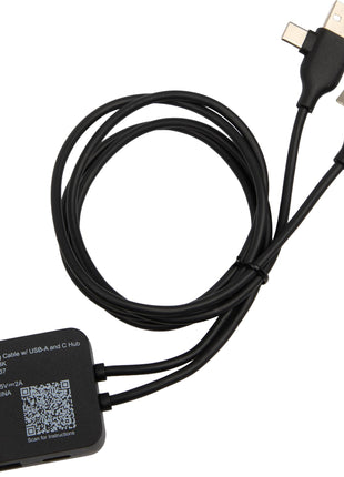 5-IN-1 Charging Cable with USB-A/C Hub