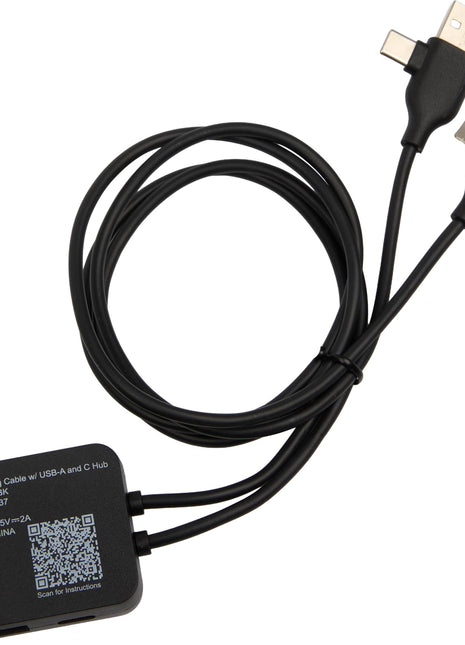 5-IN-1 Charging Cable with USB-A/C Hub