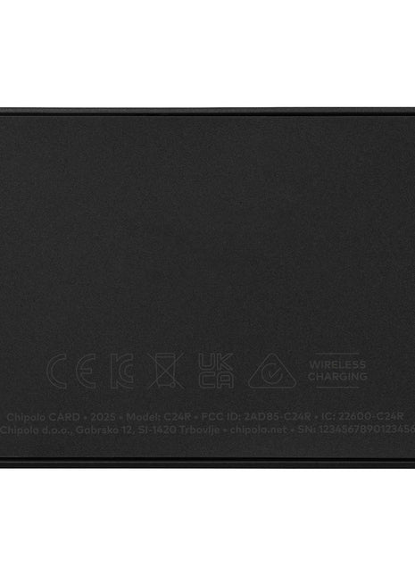 Chipolo Card Bluetooth Tracker - Black | Chipolo