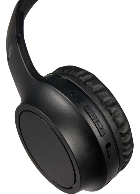 Rewired Recycled Bluetooth Headphones - Black | PromoEO