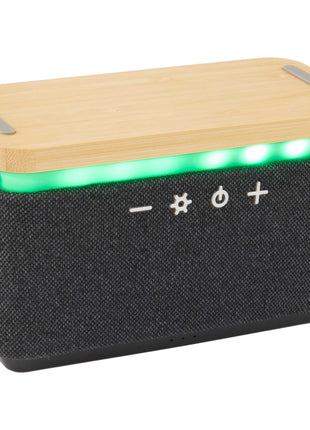 Boost Fabric and Bamboo Wireless Charging Speaker