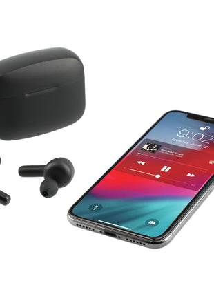 A'Ray True Wireless Auto Pair Earbuds with ANC. - Black | PromoEO