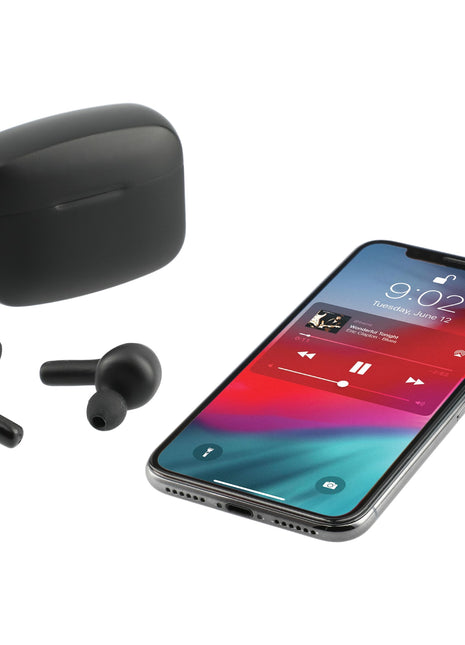 A'Ray True Wireless Auto Pair Earbuds with ANC. - Black | PromoEO