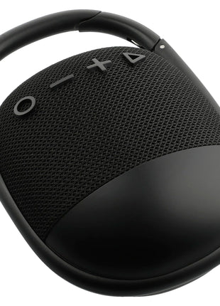 Fabric Clip Waterproof Bluetooth Speaker - Black | PromoEO