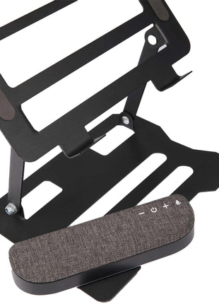 Elevate Laptop Stand and Bluetooth Speaker - Black | PromoEO
