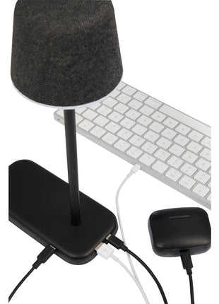 Sound Shine Desktop Lamp and Bluetooth Speaker - Black | PromoEO
