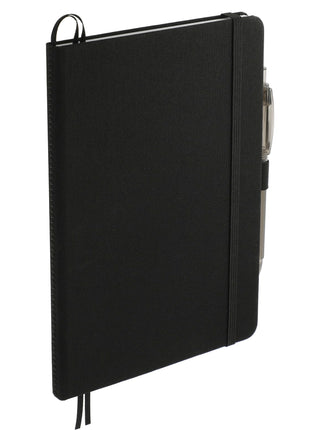 5.5" x 8.5" Recycled Marine Bound Journal Set - Black | PromoEO