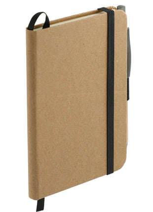 3.5" x 5.5" FSC® Mix Pocket Bound Journal Set - Natural | PromoEO