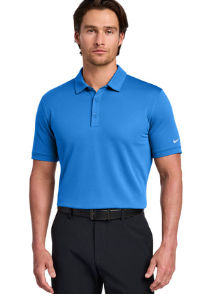 Nike Dri-FIT Solid Icon Pique Modern Fit Polo.  746099 - Light Photo Blue | Nike
