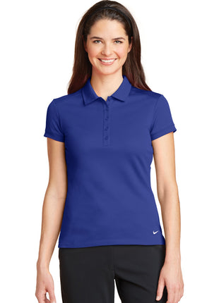 Nike Women's Dri-FIT Solid Icon Pique Modern Fit Polo.  746100 - Deep Royal Blue | Nike