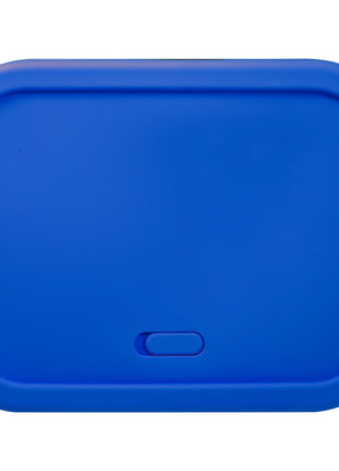 Silicone Food Storage Box with Air Valve 44oz - Blueberry | PromoEO