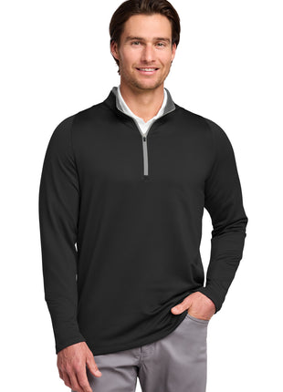 Nike Dri-FIT Stretch 1/2-Zip Cover-Up. 779795 - Black/ Dark Grey | Nike
