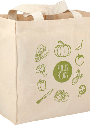 Essential 8oz Cotton Grocery Tote - Natural | PromoEO
