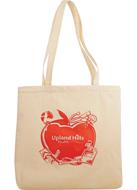 6oz Classic Cotton Canvas Meeting Tote - Natural | PromoEO