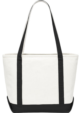 Baltic 18oz Cotton Canvas Tote - Black | PromoEO