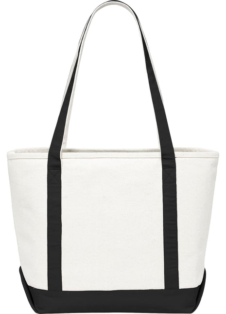Baltic 18oz Cotton Canvas Tote - Black | PromoEO