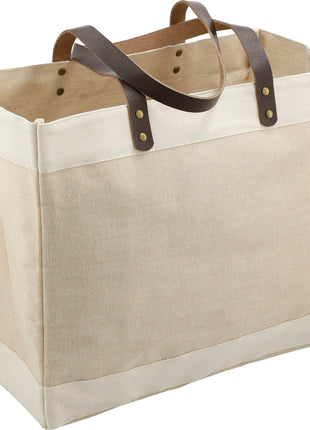 Westover Premium Market Tote - Natural | PromoEO