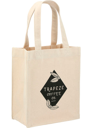 Mini 10oz Cotton Gift Tote - Natural | PromoEO