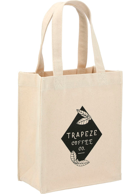 Mini 10oz Cotton Gift Tote - Natural | PromoEO