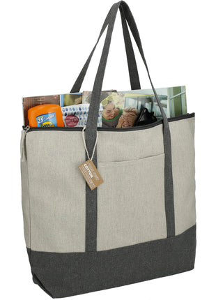 Repose 10oz Recycled Cotton Zippered Tote