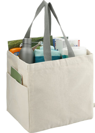 Organic 14oz Cotton Shopper Tote - Natural | PromoEO