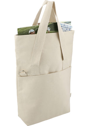 Organic 16oz Cotton Commuter Tote - Natural | PromoEO