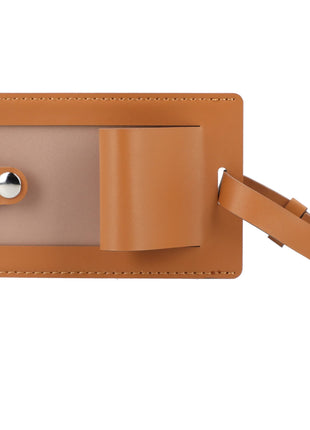 Pineapple Leather Luggage Tag
