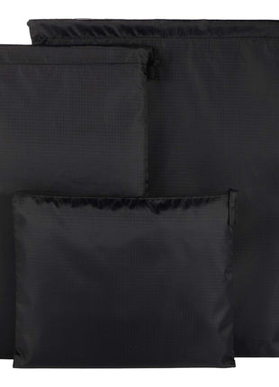 Recycled Travel Bag Set - Black | PromoEO
