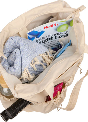 Wellable Recycled Sport Tote - Cream | Wellable